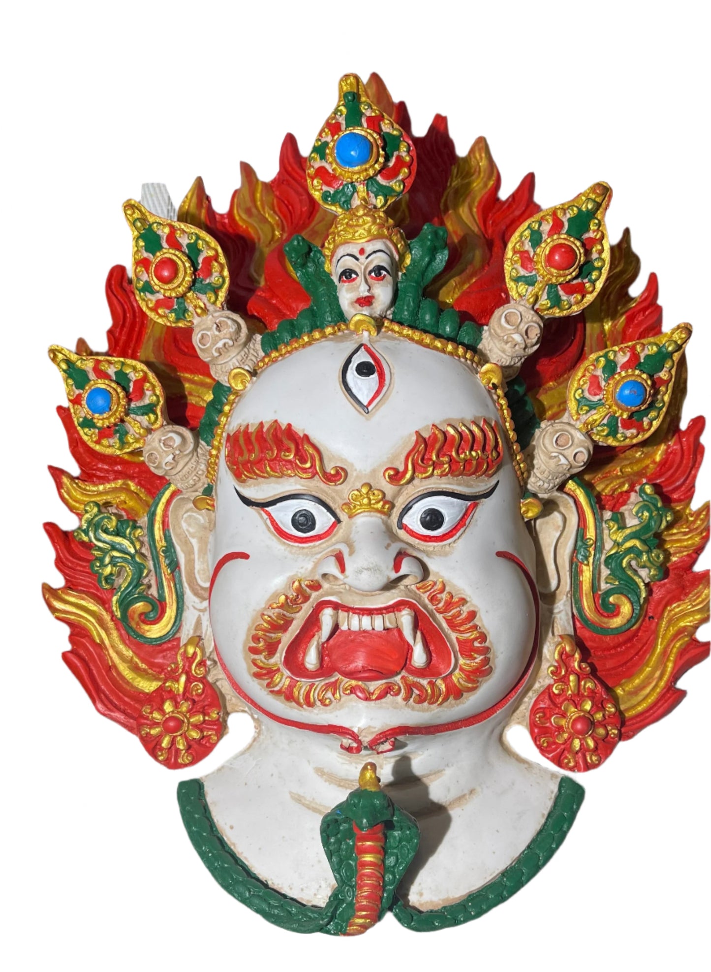 Handcrafted Bhairab Mask – Symbol of Protection and Power