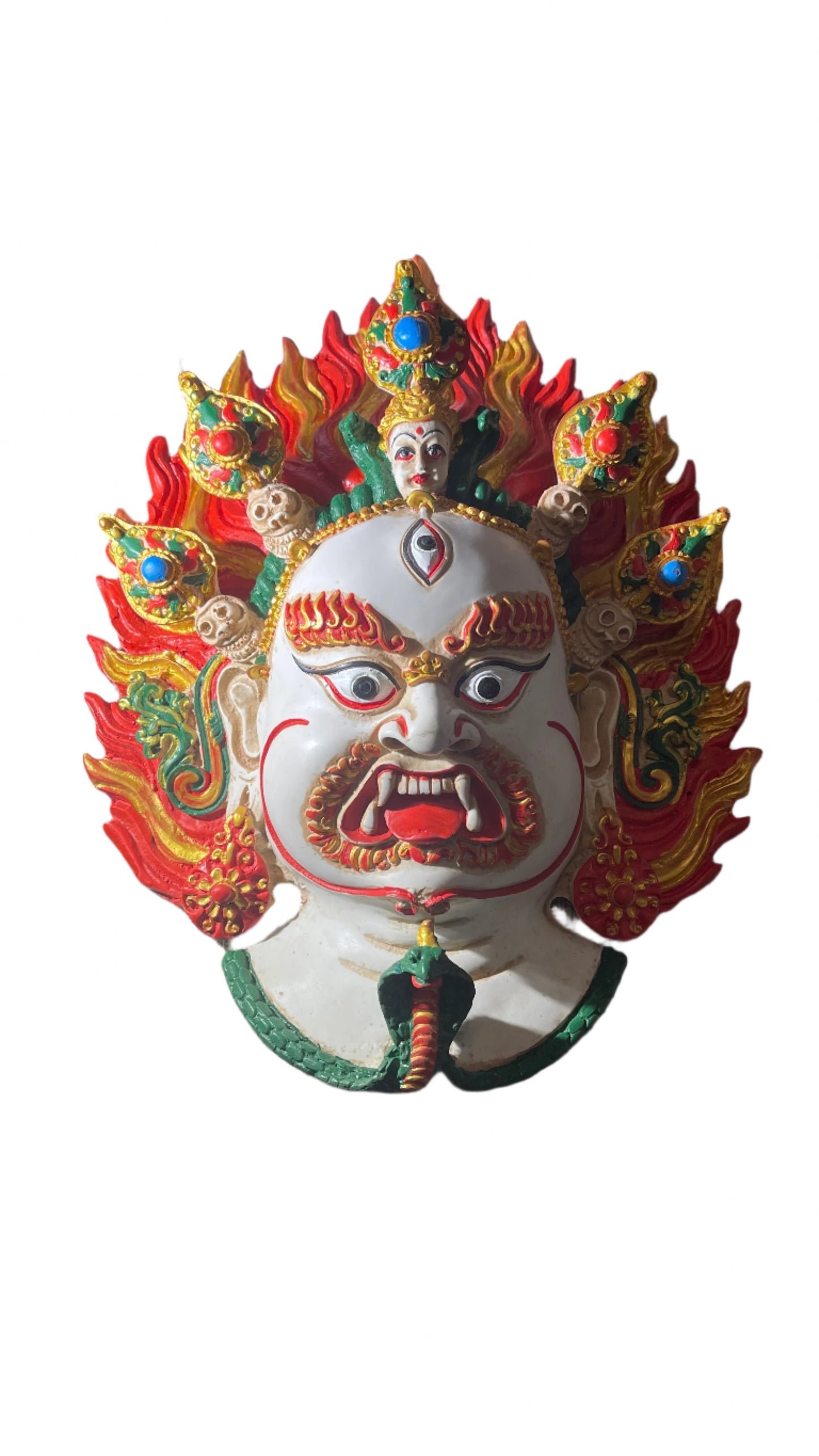 Handcrafted Bhairab Mask – Symbol of Protection and Power