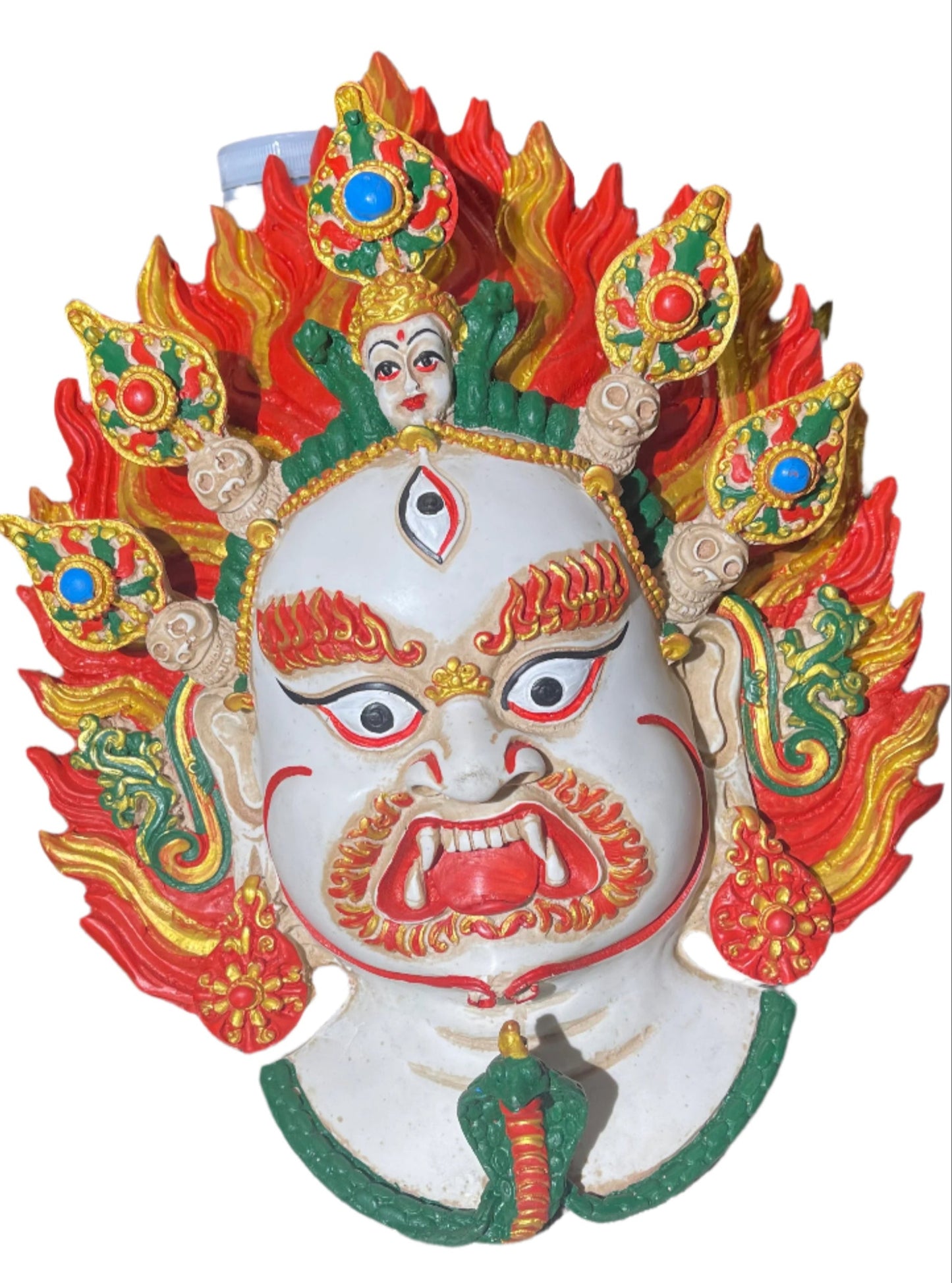 Handcrafted Bhairab Mask – Symbol of Protection and Power