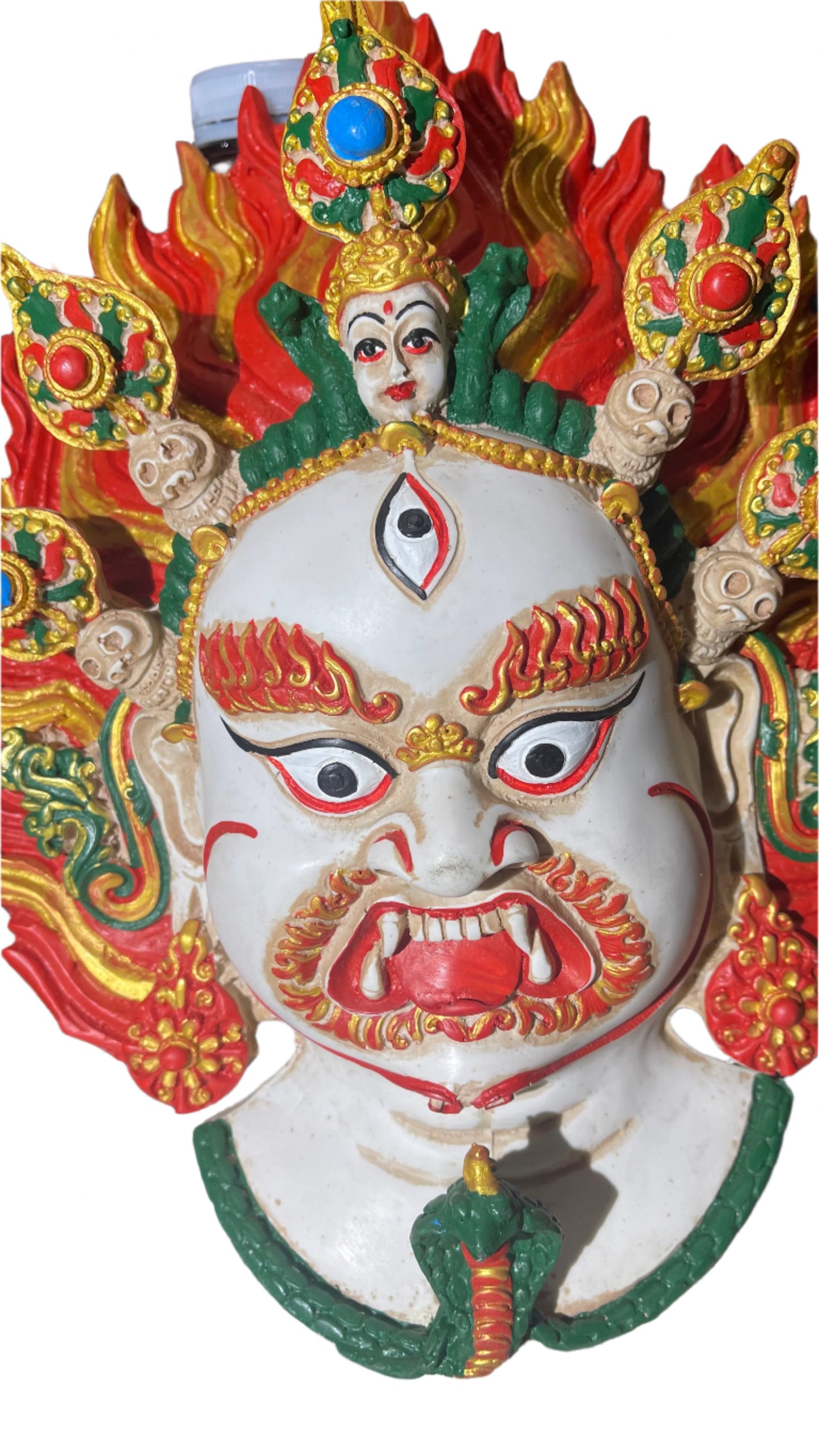Handcrafted Bhairab Mask – Symbol of Protection and Power