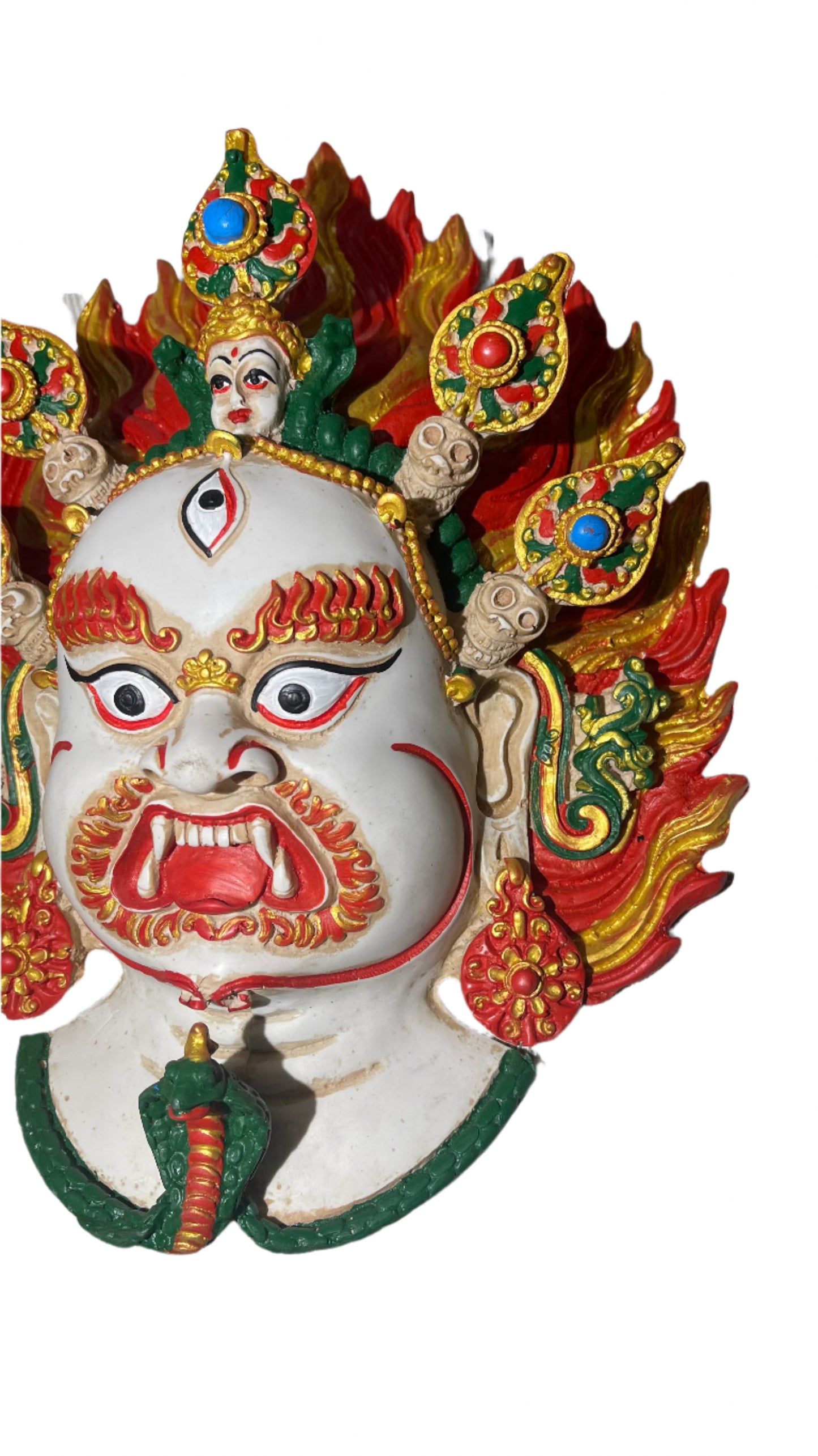Handcrafted Bhairab Mask – Symbol of Protection and Power