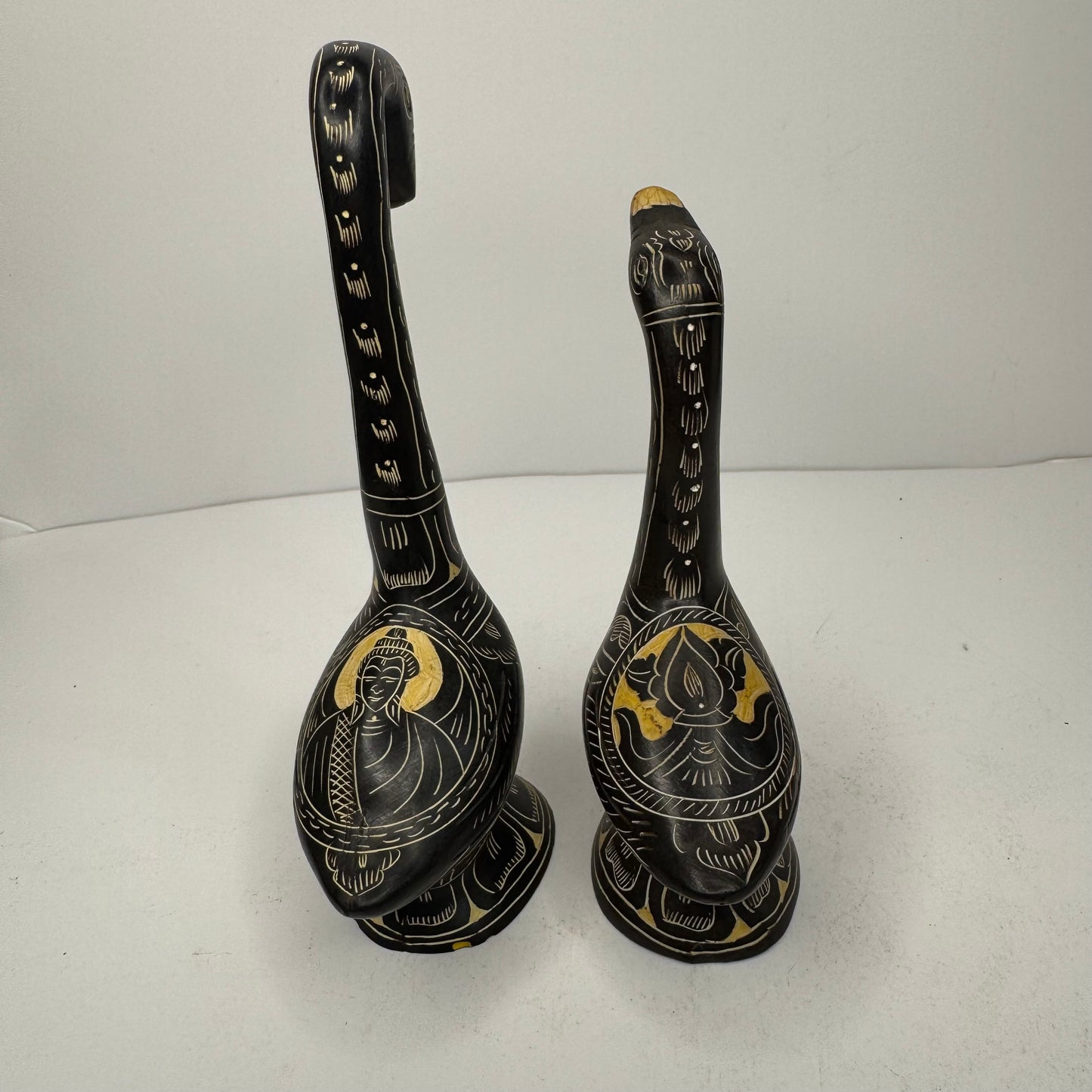 Handmade Ceramic Duck Figurines – Elegant Home Decor