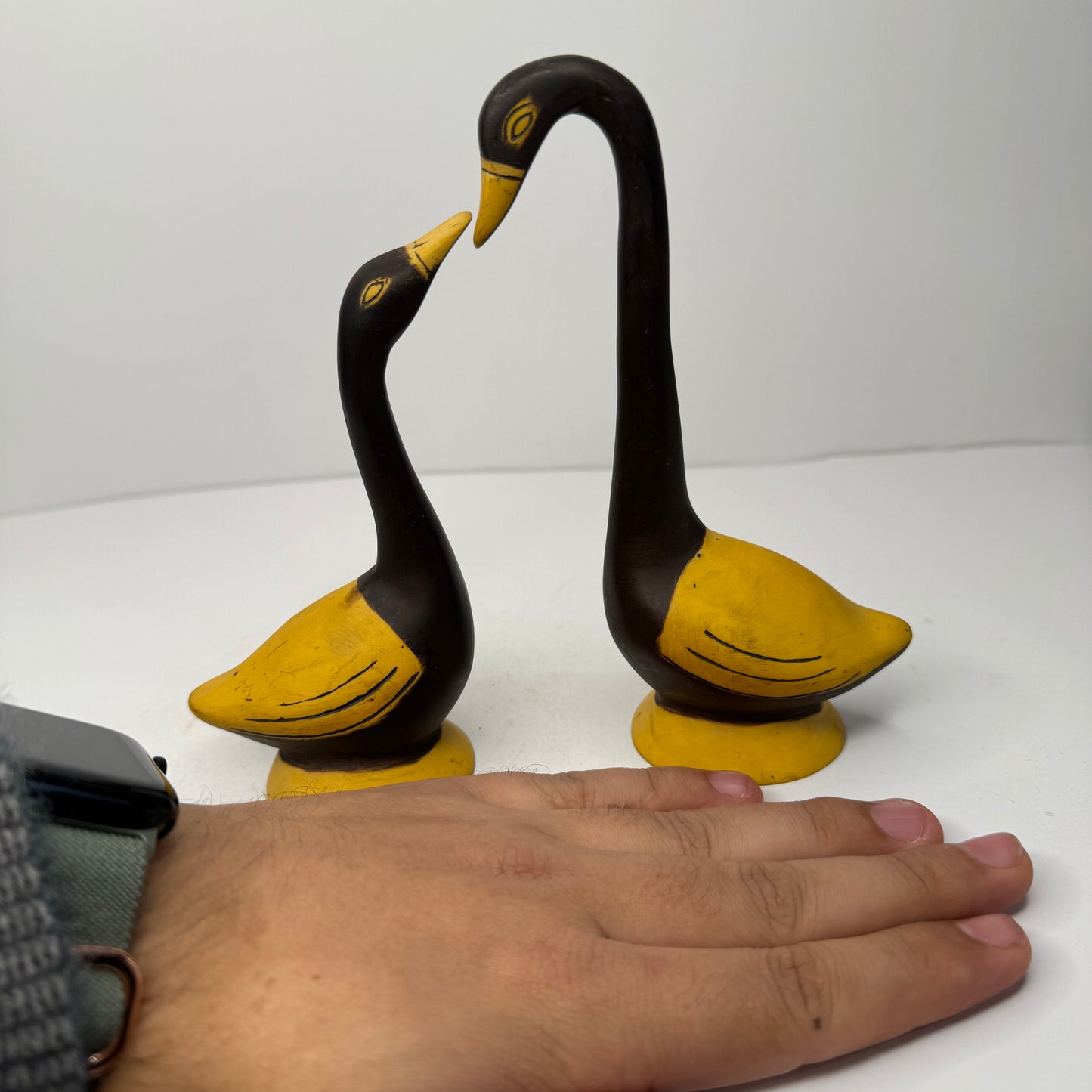 Handmade Ceramic Duck Figurines – Elegant Home Decor