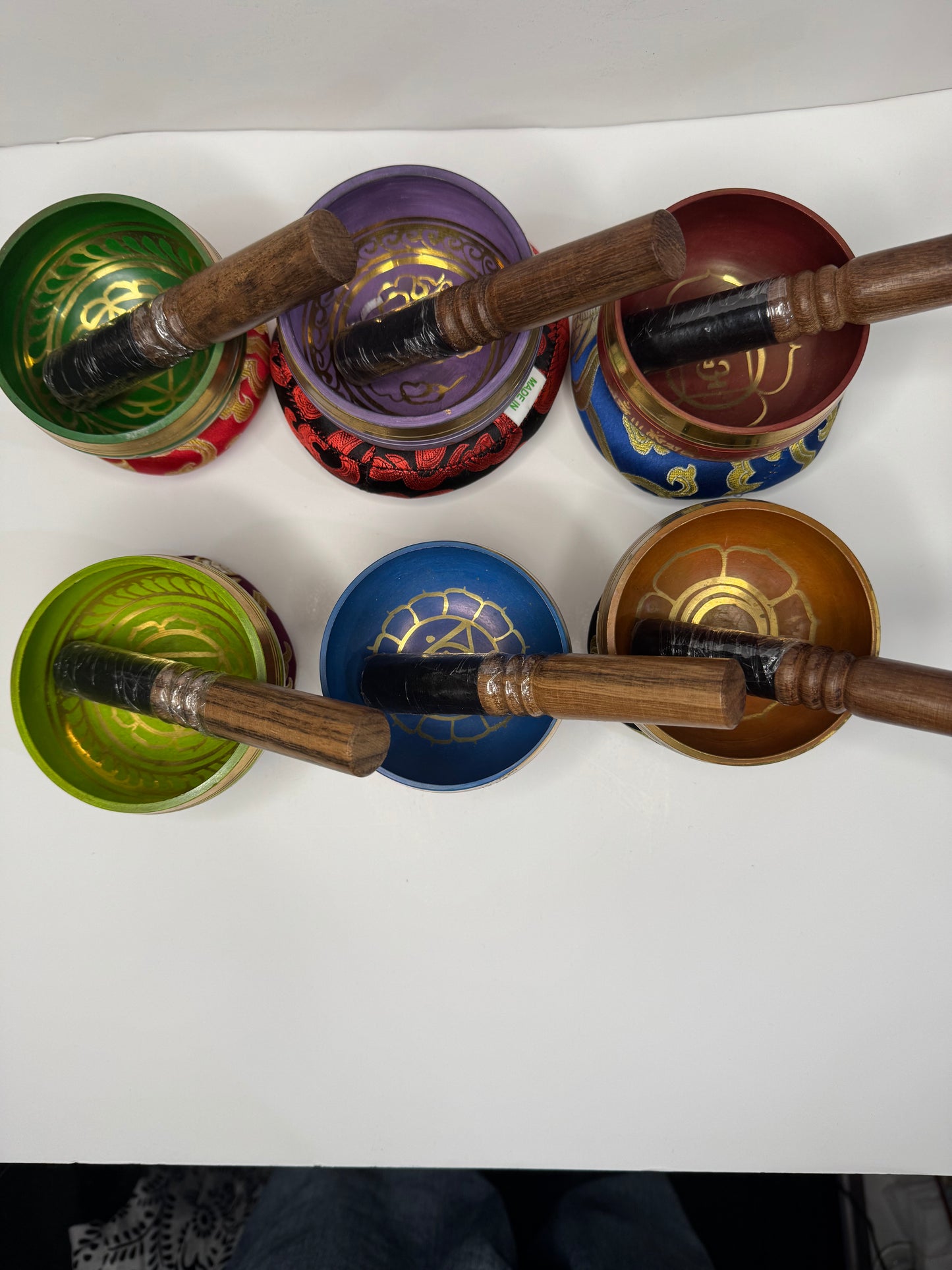 Colorful Handcrafted Singing Bowls