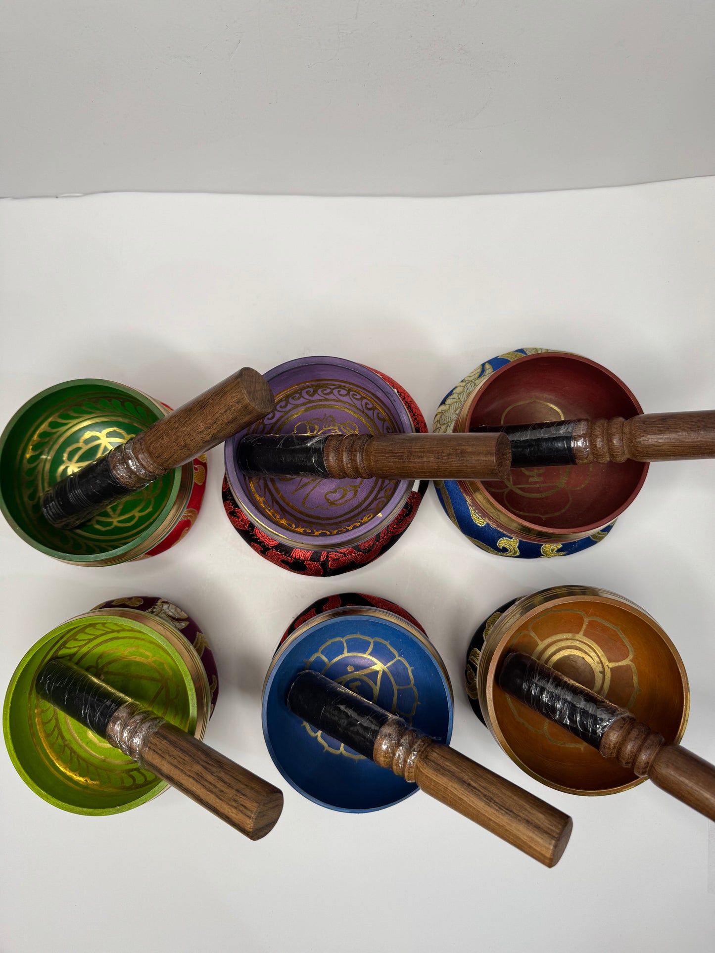 Colorful Handcrafted Singing Bowls