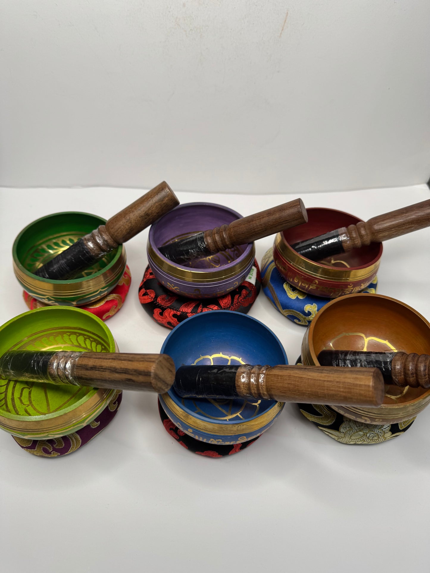 Colorful Handcrafted Singing Bowls