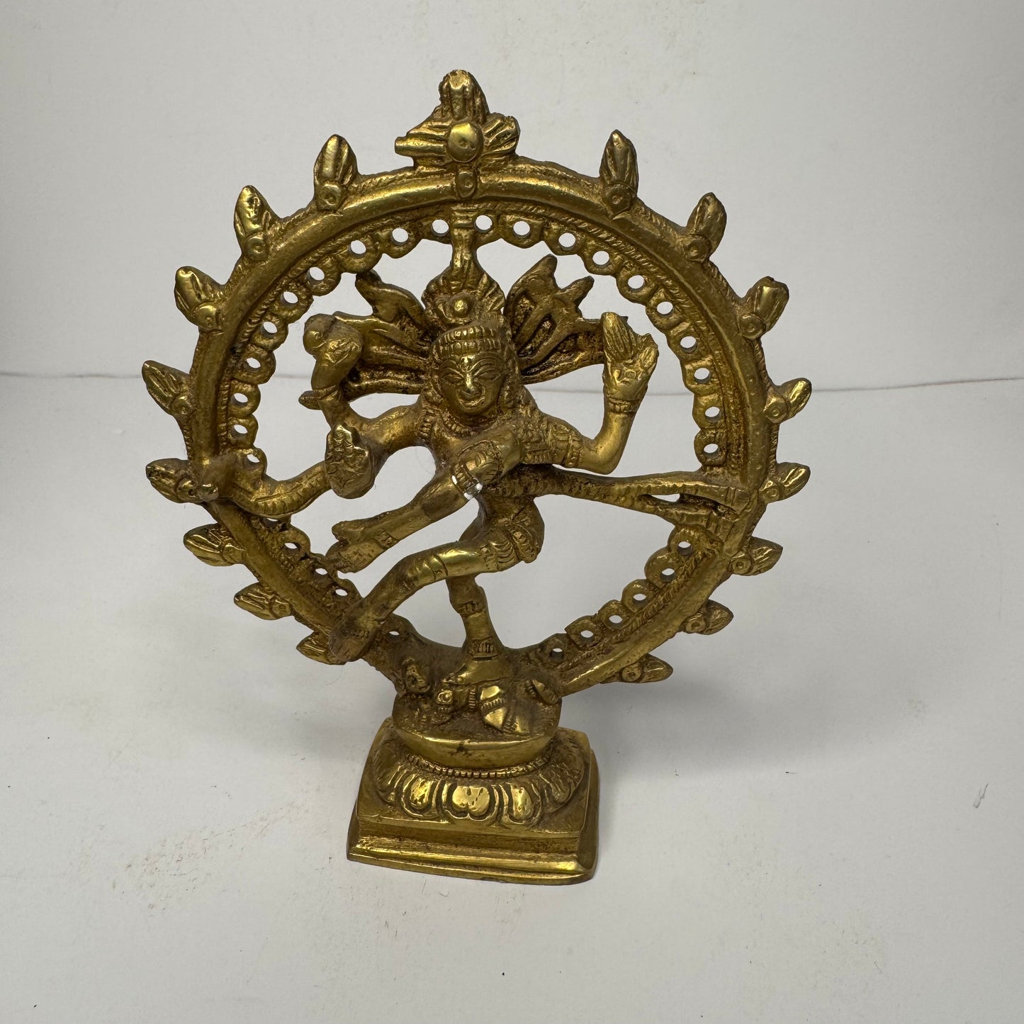 Brass Nataraja Statue – Dancing Shiva Figurine