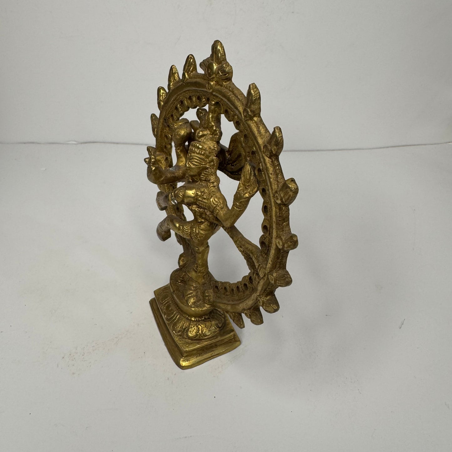Brass Nataraja Statue – Dancing Shiva Figurine