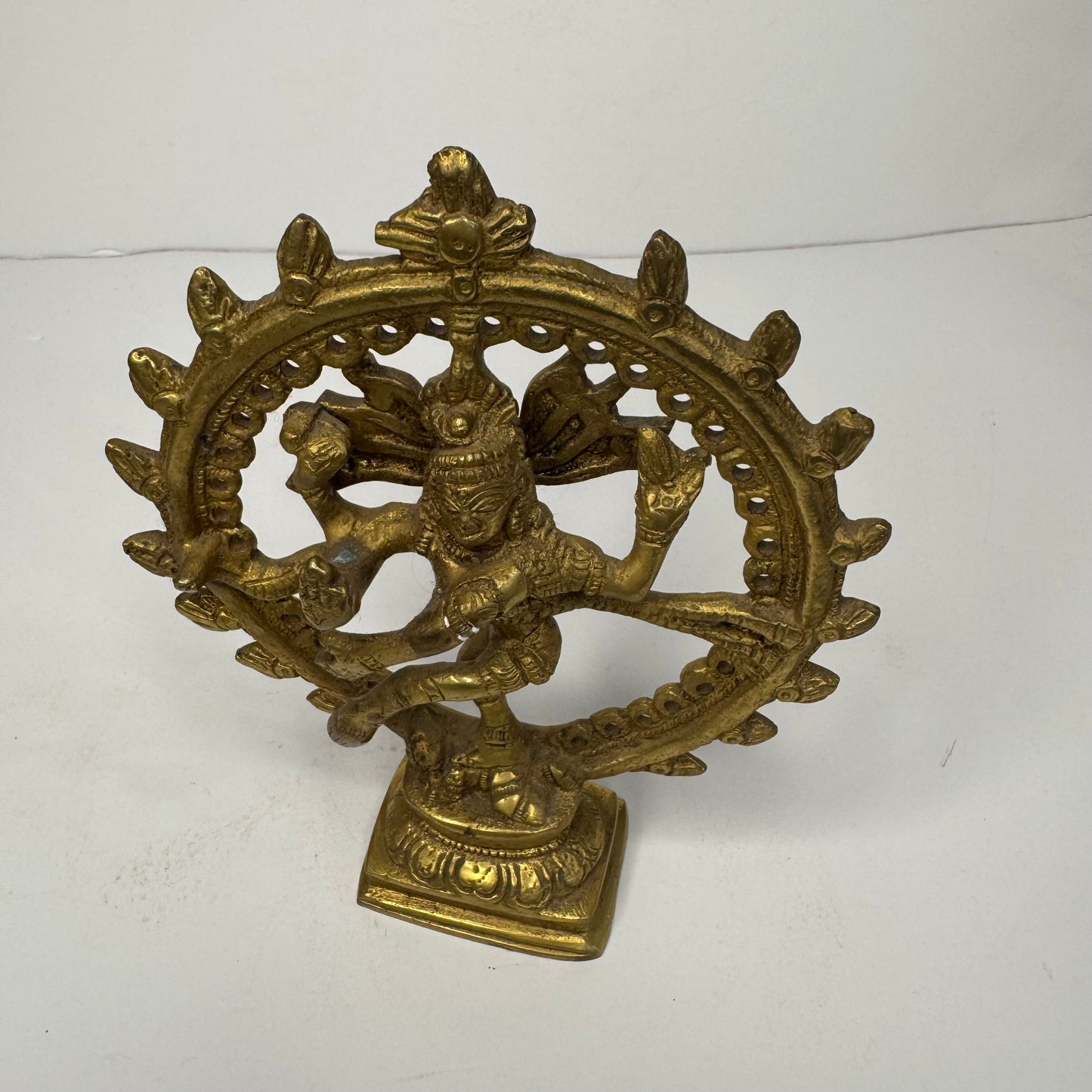 Brass Nataraja Statue – Dancing Shiva Figurine