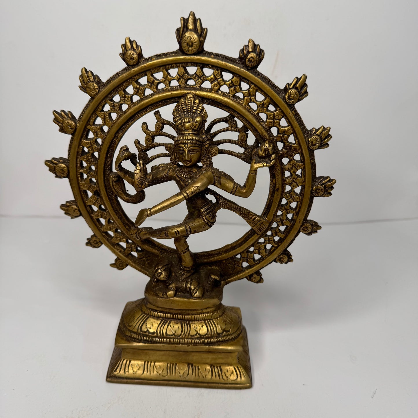 Brass Nataraja Statue – Dancing Shiva Figurine