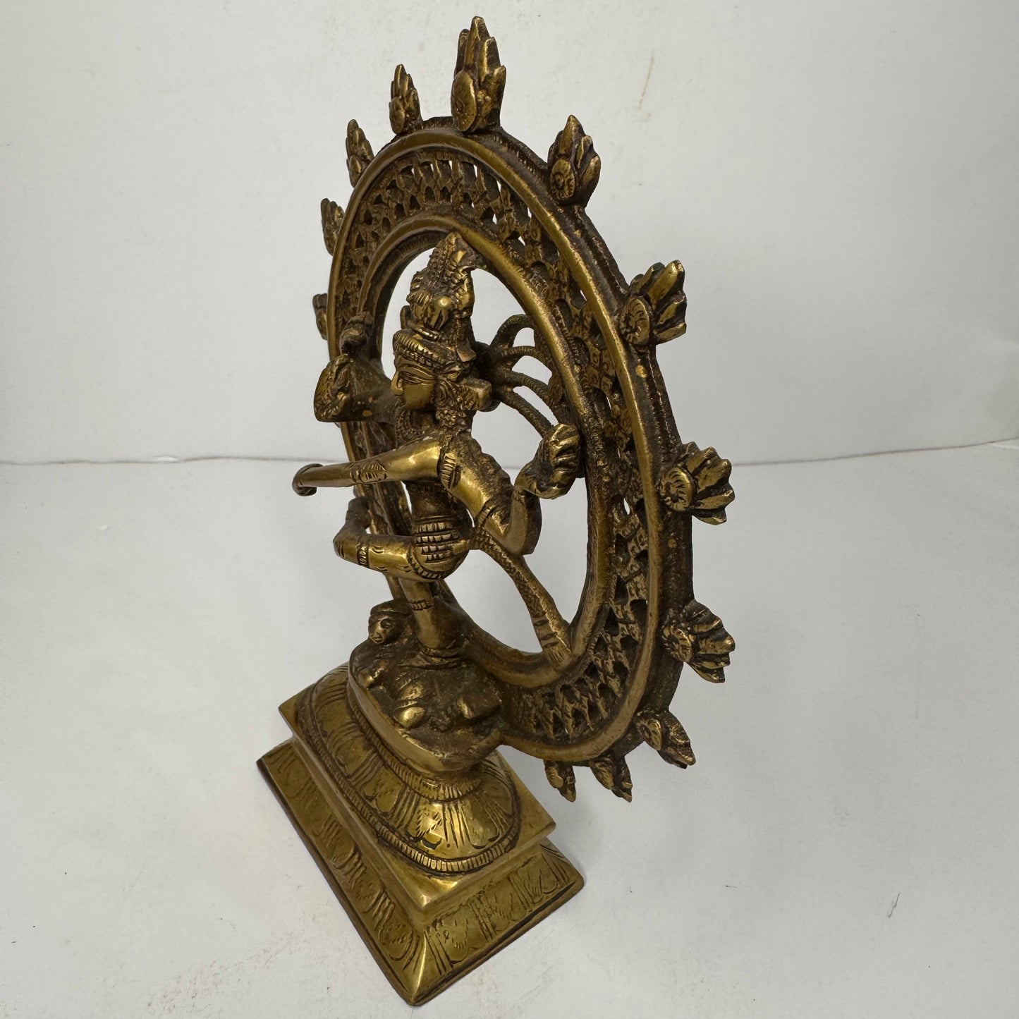 Brass Nataraja Statue – Dancing Shiva Figurine