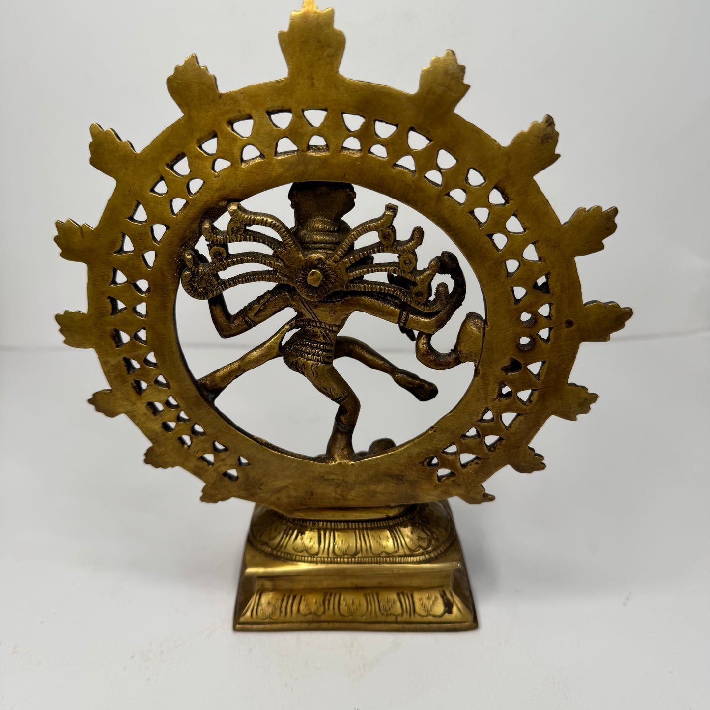 Brass Nataraja Statue – Dancing Shiva Figurine