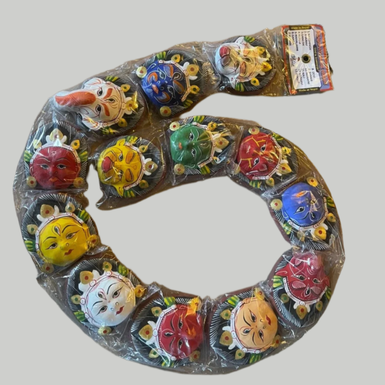 Handmade Paper Masks Set (13)