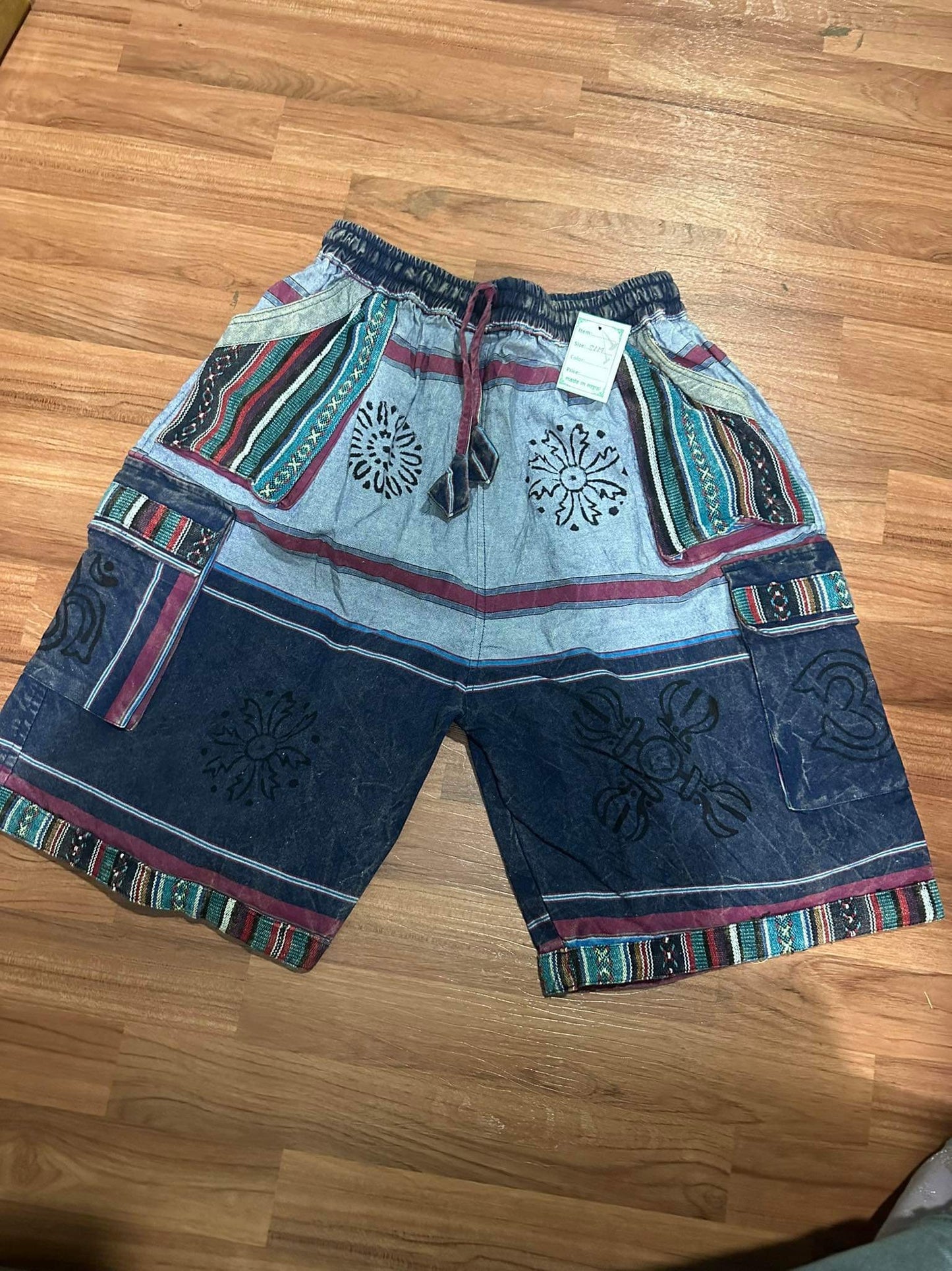 Stonewash shorts