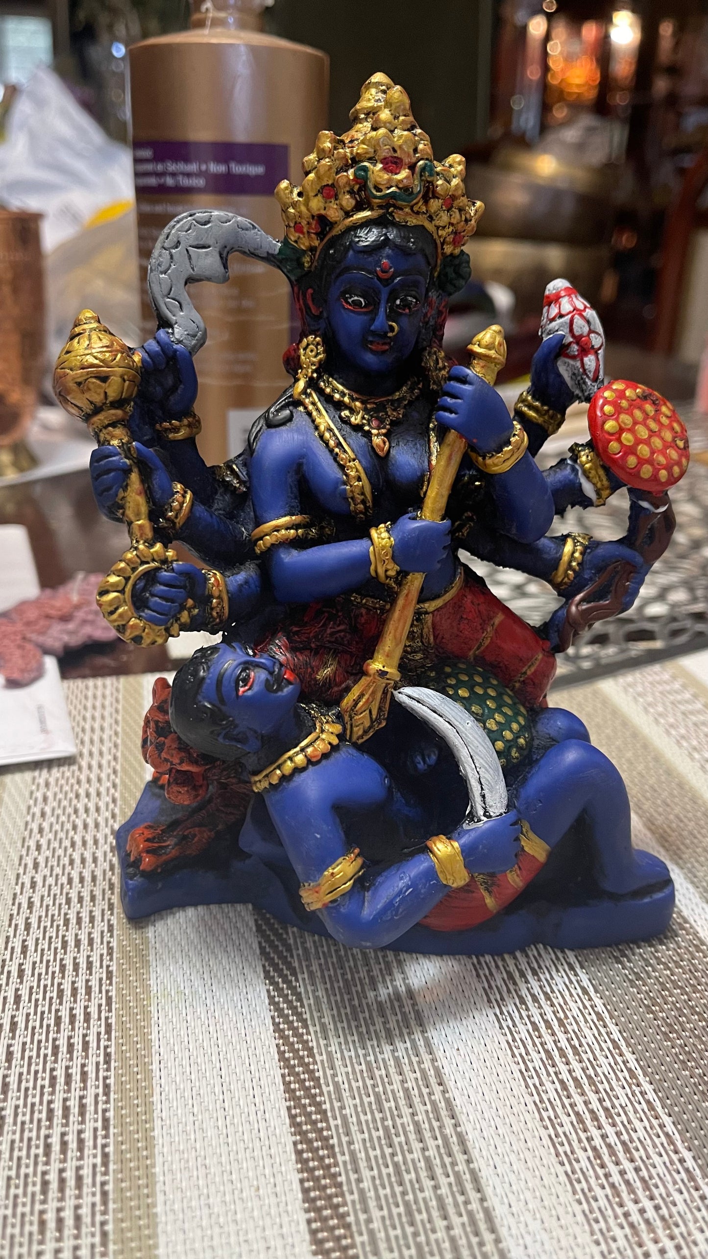 Durga status ( ceramic)