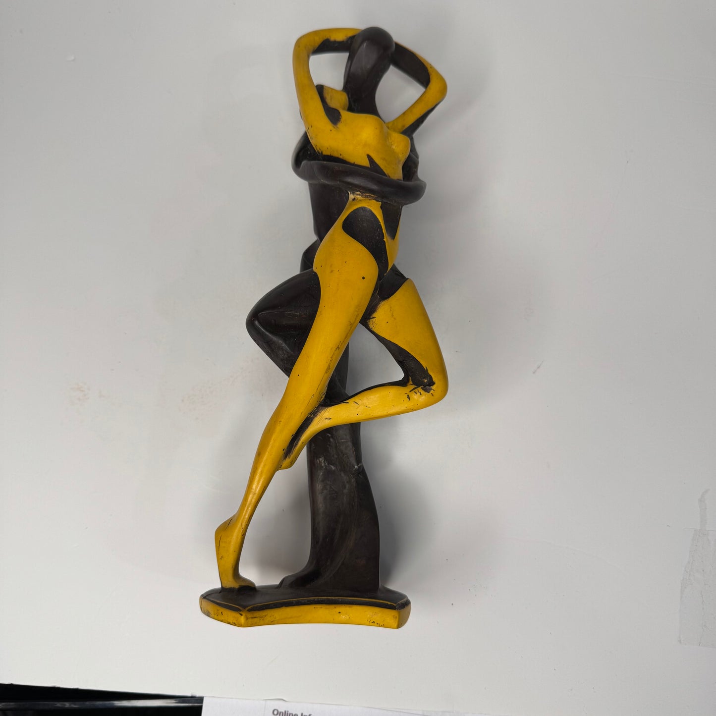 Abstract Ceramic Couple Figurines – Modern Artistic Sculptures