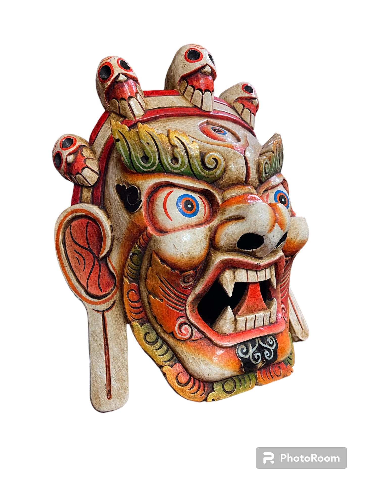 Wooden bhairab mask