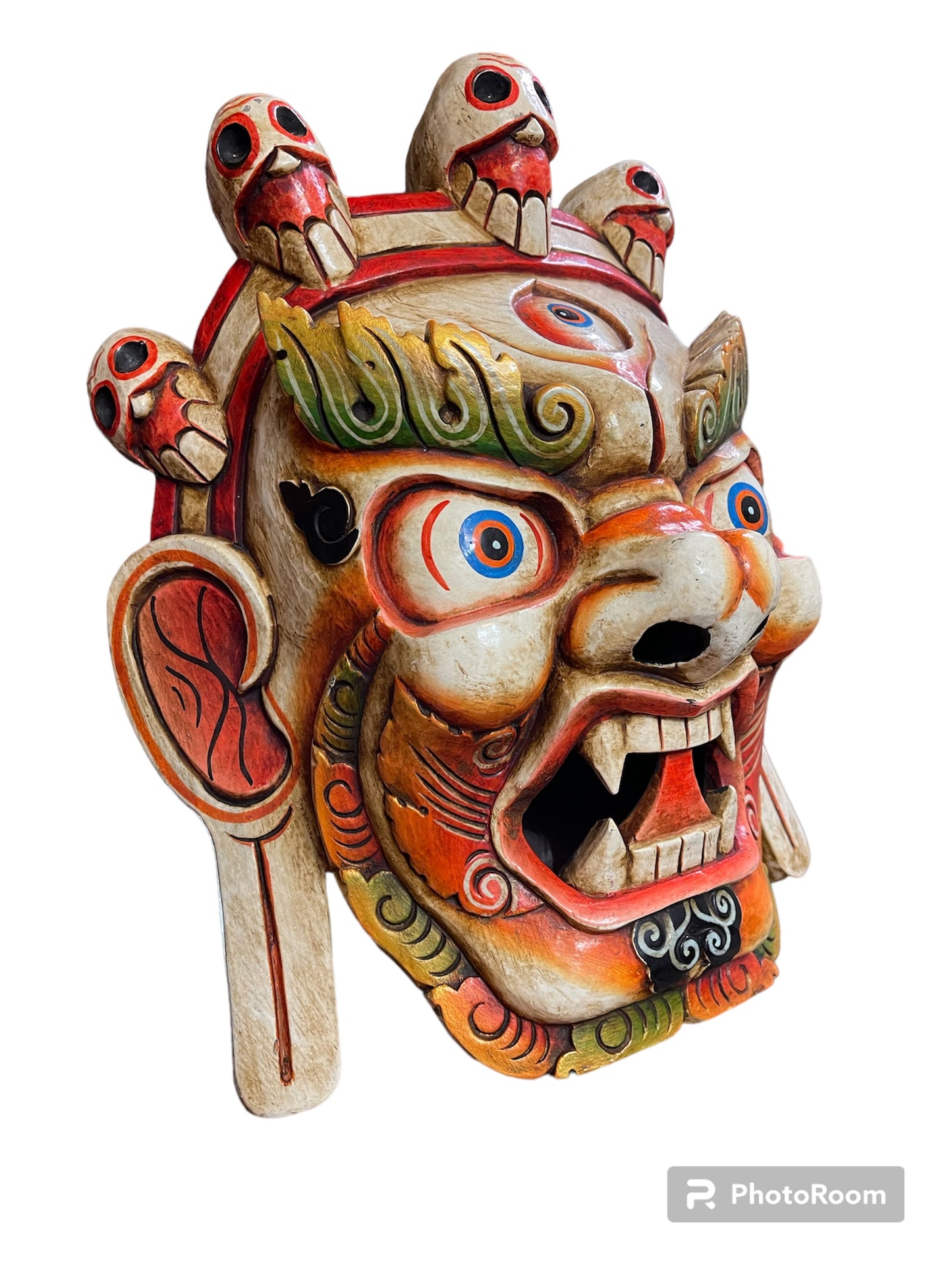 Wooden bhairab mask