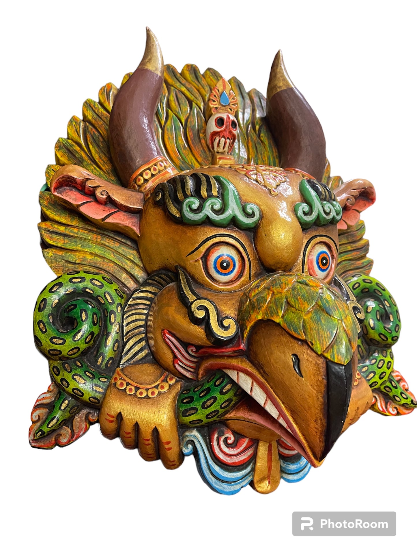 Garud wooden mask( bird)