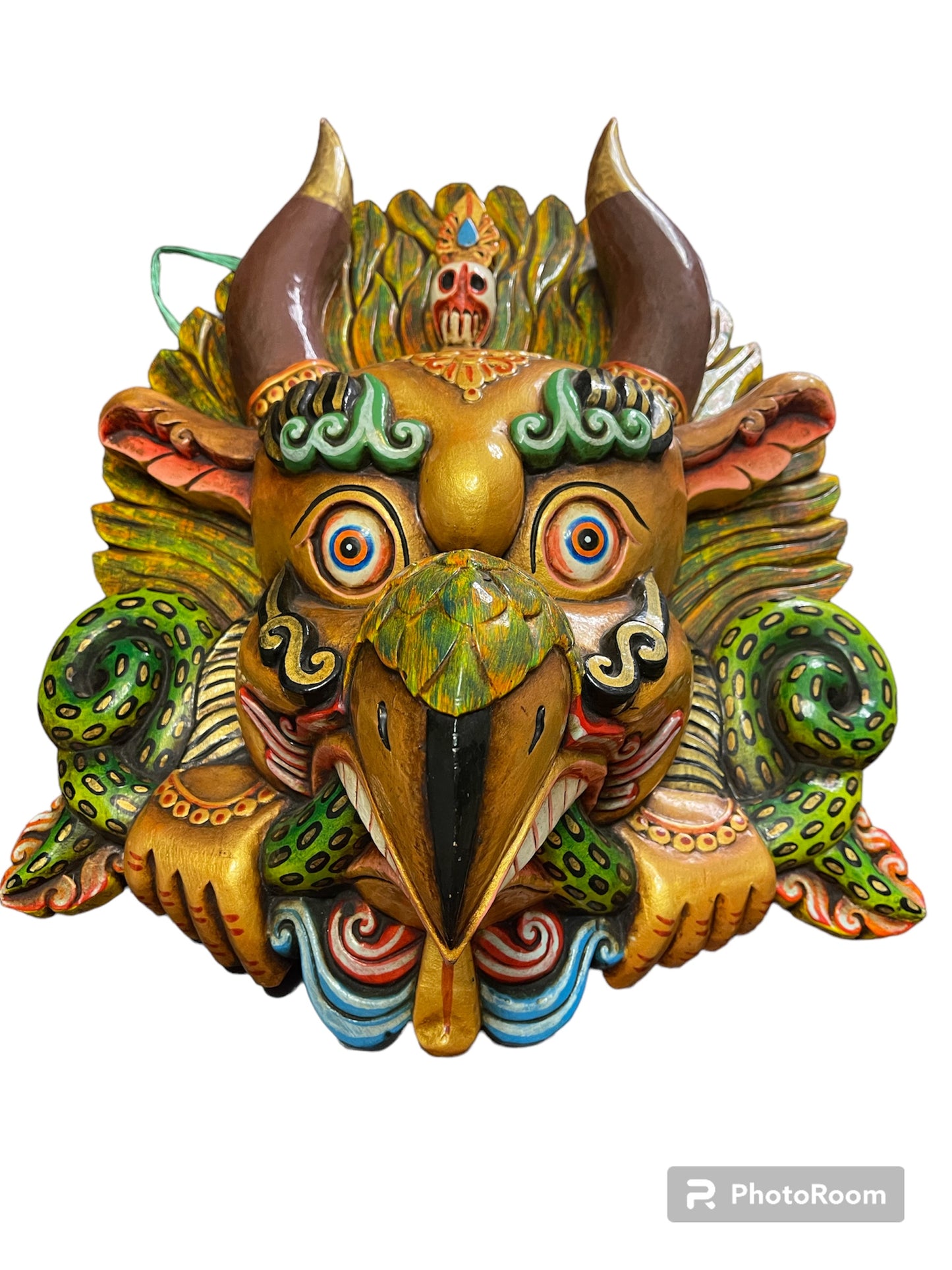 Garud wooden mask( bird)