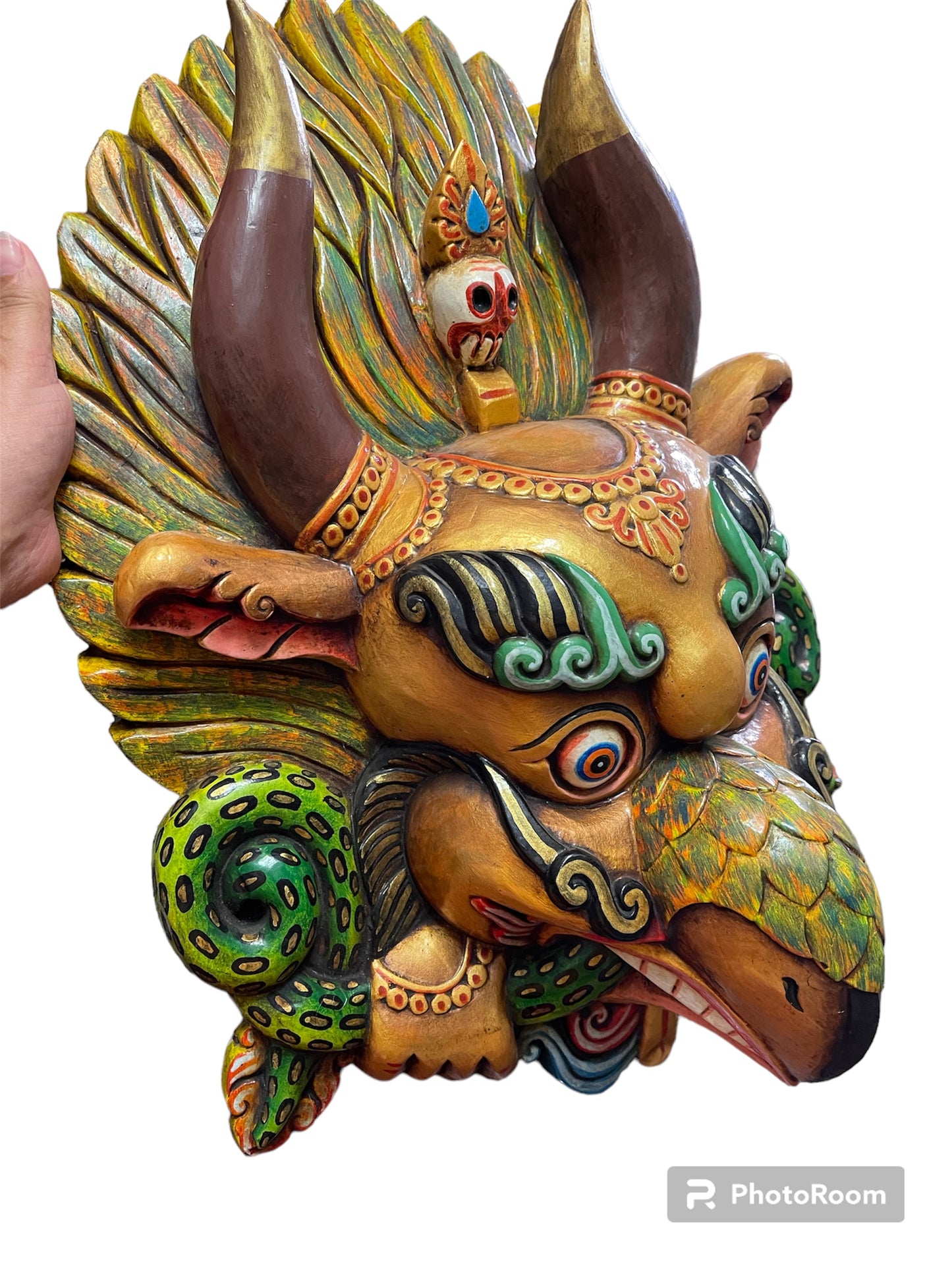 Garud wooden mask( bird)