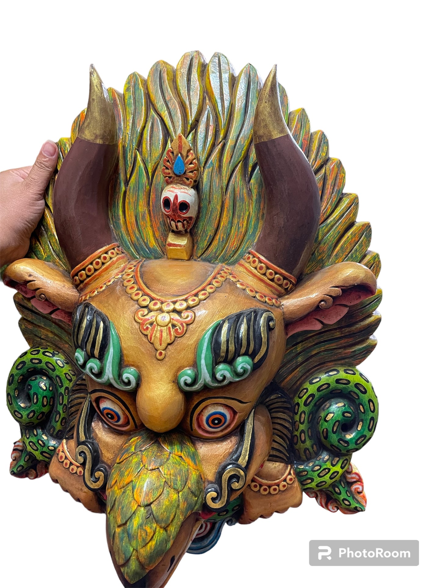 Garud wooden mask( bird)