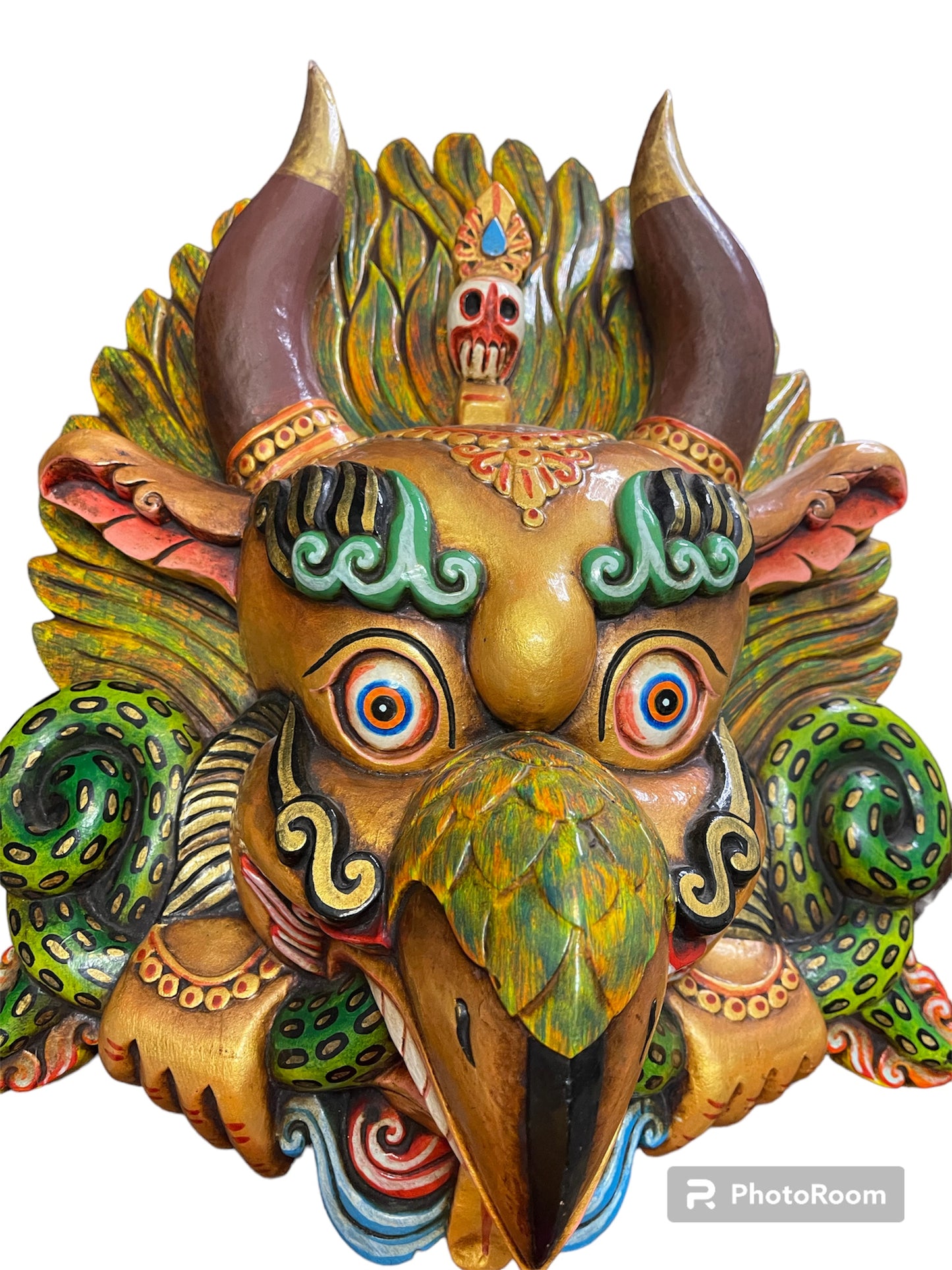 Garud wooden mask( bird)