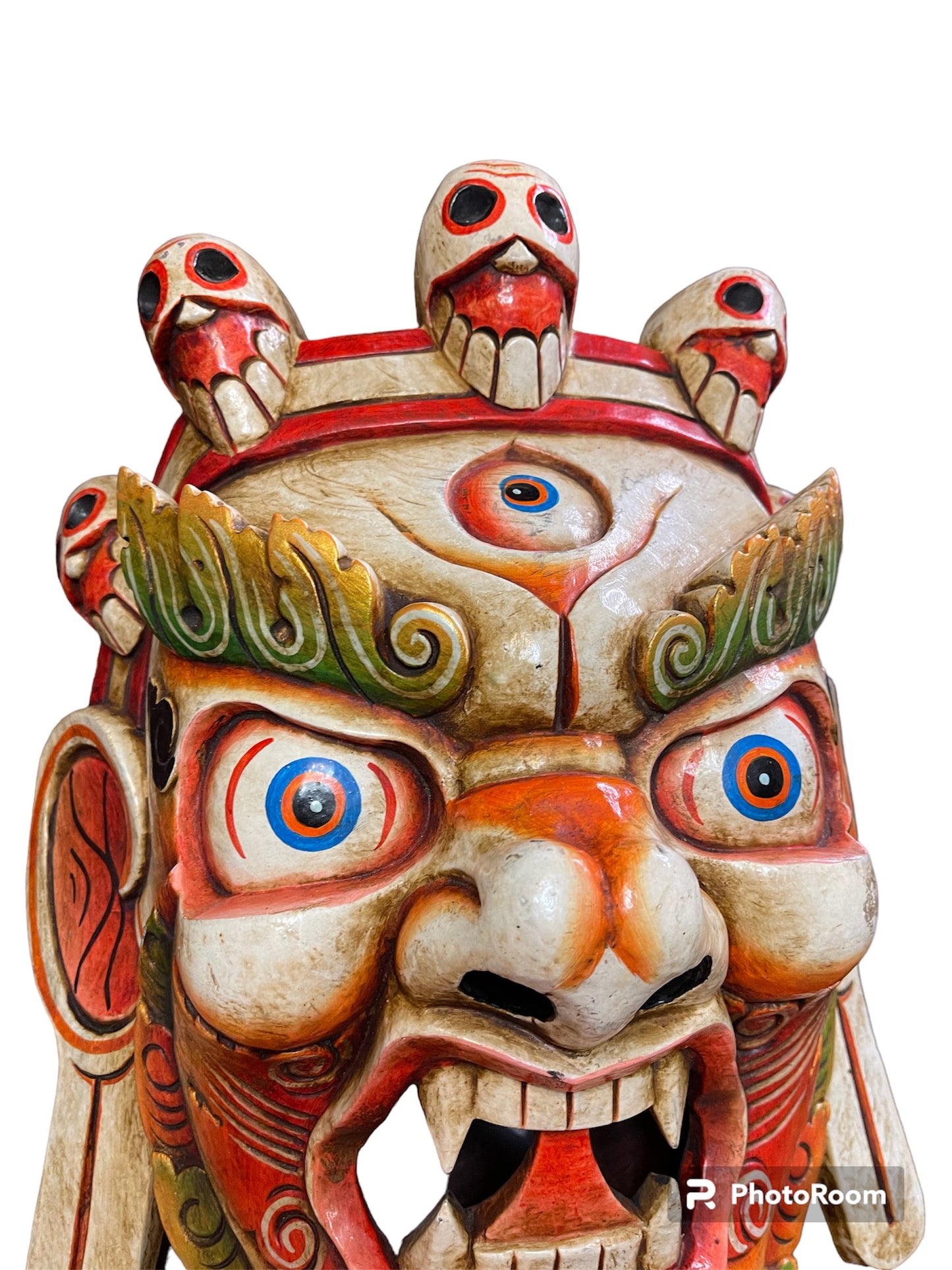 Wooden bhairab mask