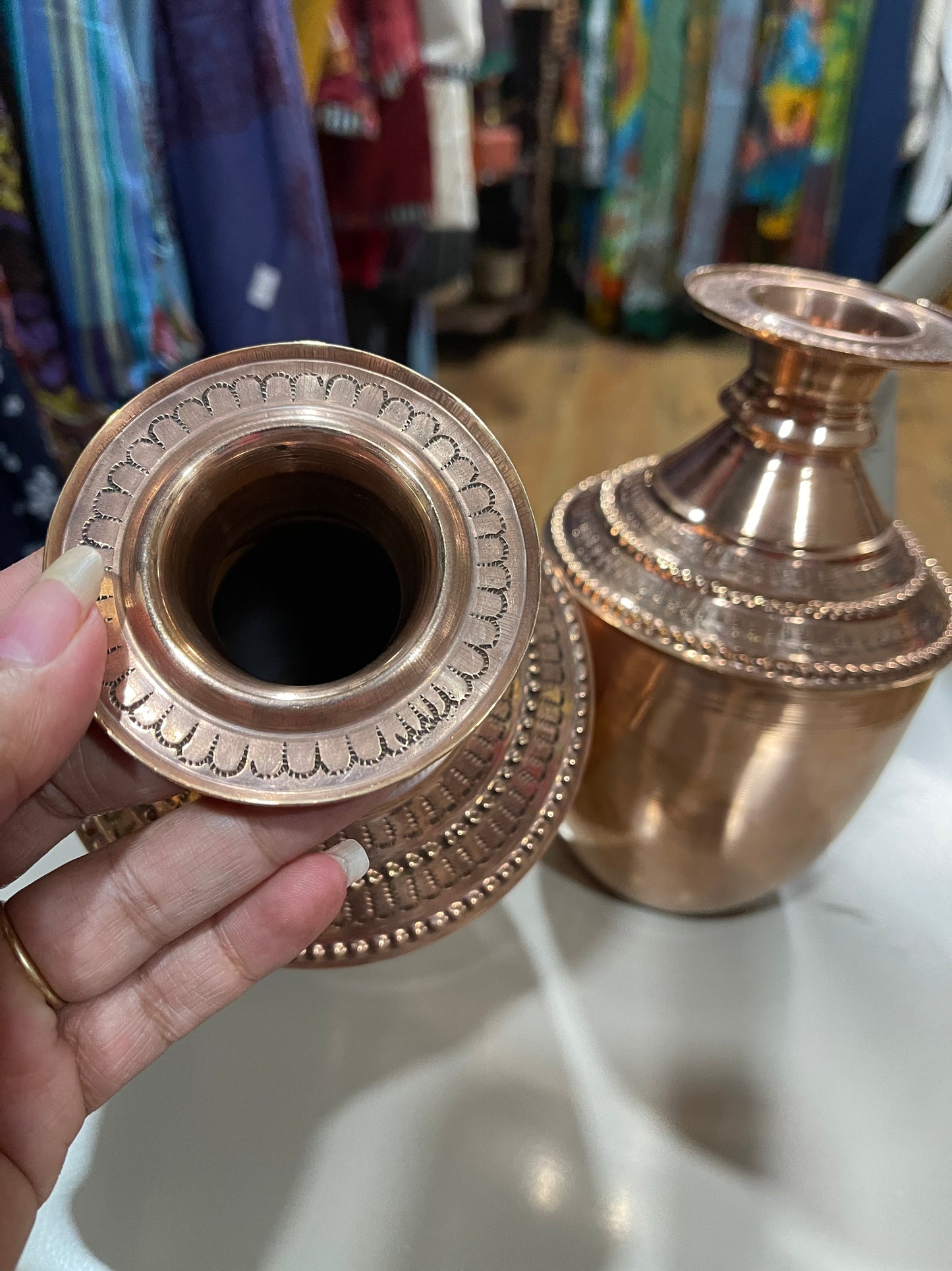 Copper small Gagri