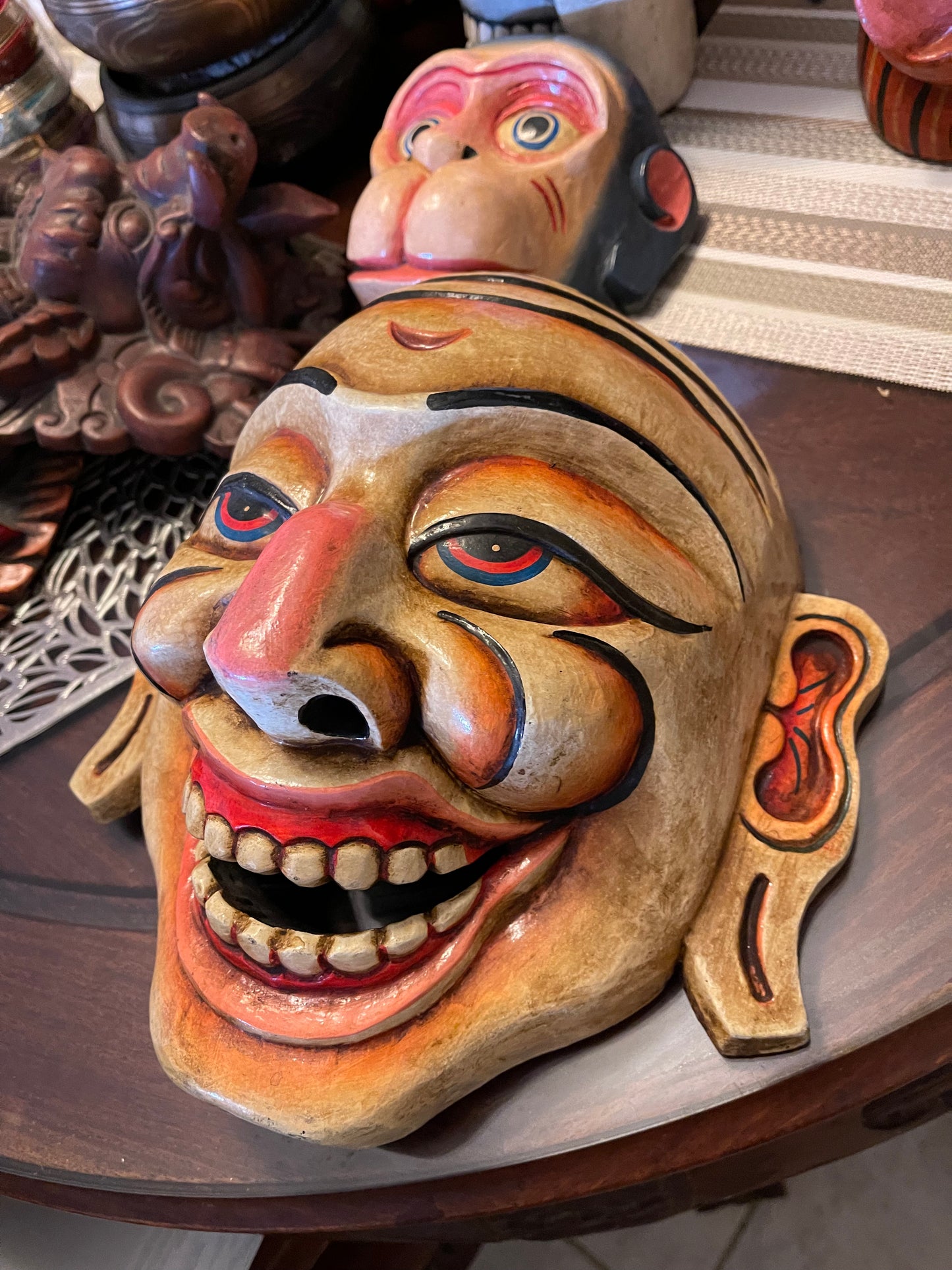 Wood jocker mask