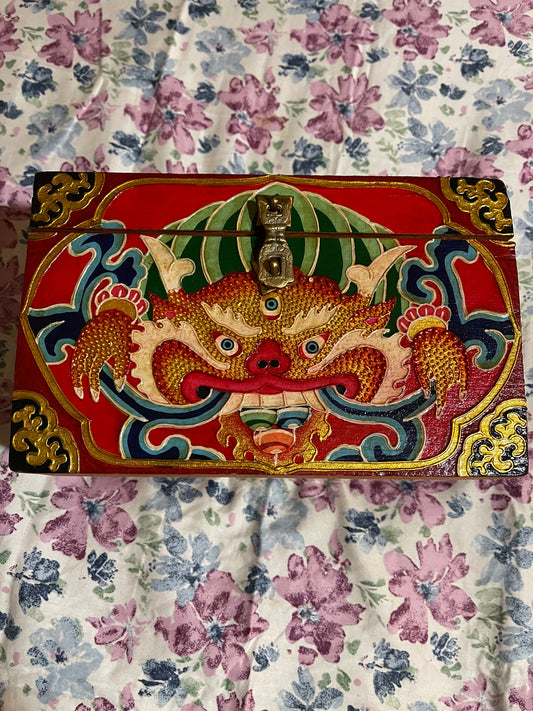 Dragon style Wood jewelry boxes